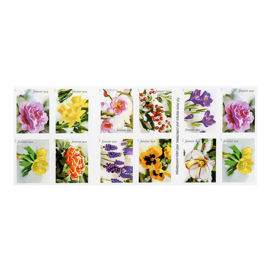 2022 First-Class Forever Stamp – Snowy Beauty: Winter Aconite