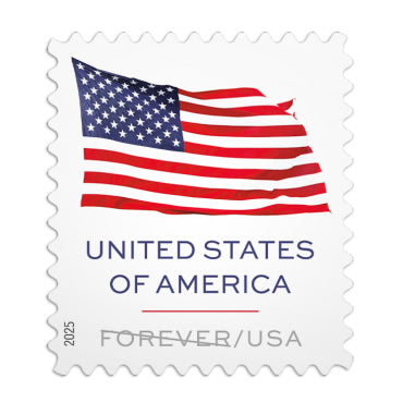 U.S. Flag 2025 Stamps, Coil of 100