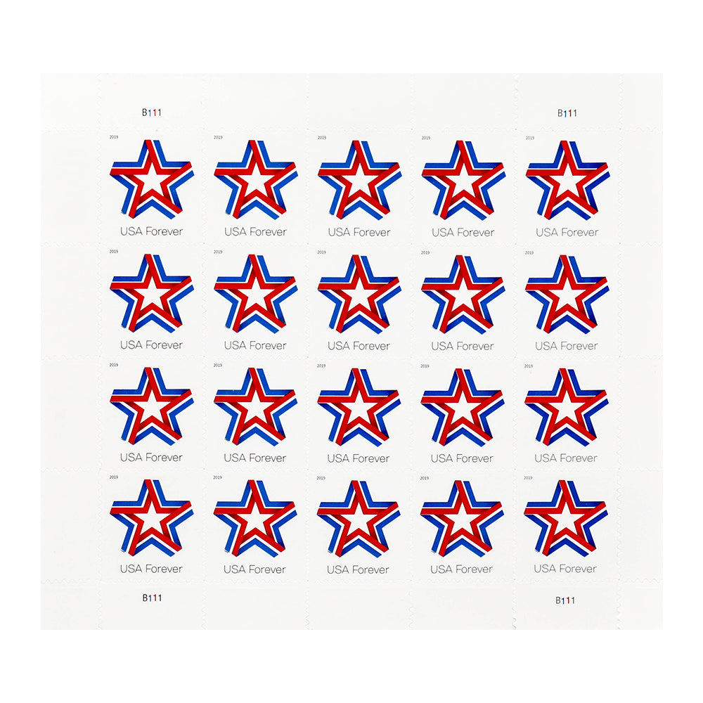 2019 USA Star Ribbon Forever Stamps