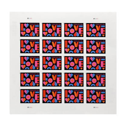 US 2021 Love Forever Stamps Wedding