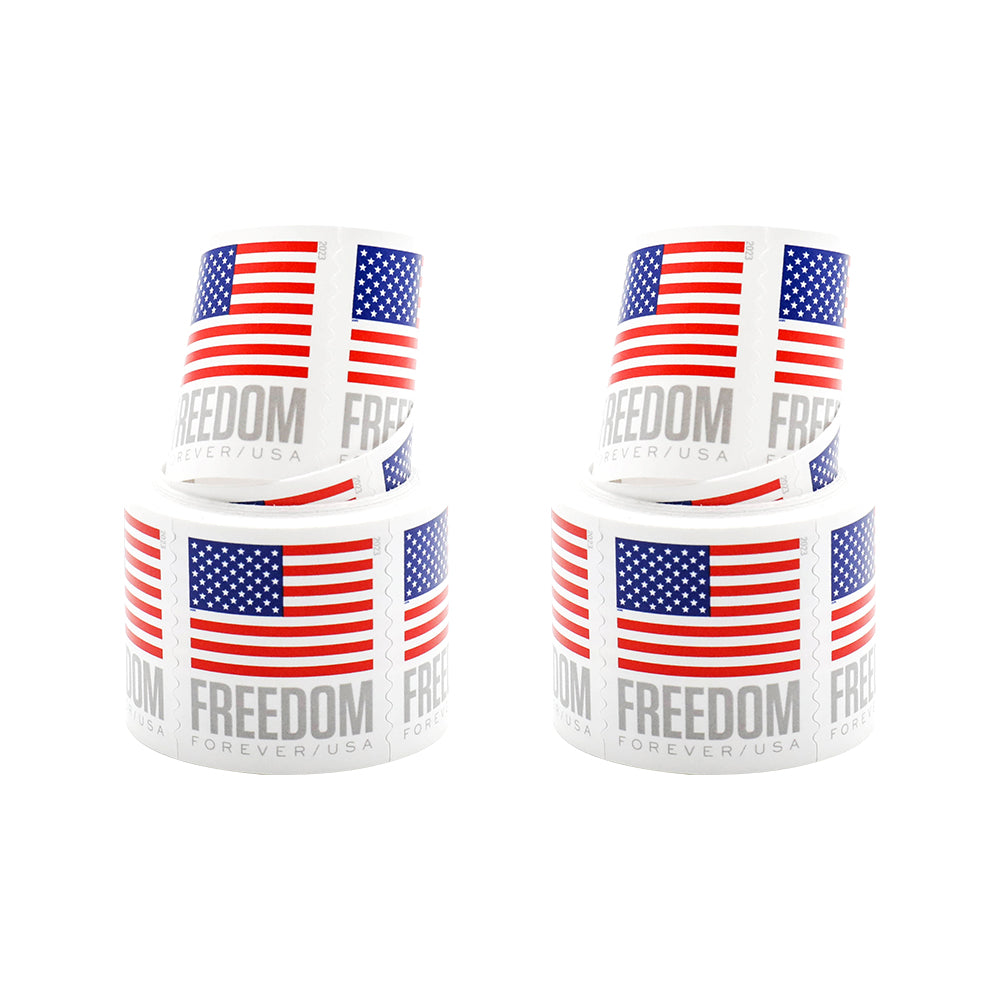 US Flag Forever Stamps Coil of 1 Roll=100 stamps 【Free Shipping】 Limited Stock!