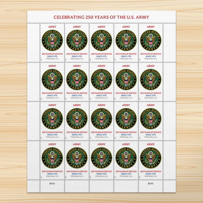 U.S. Army 250th Stamps