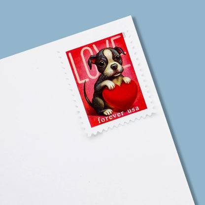 2023 First-Class Forever Stamps – Love: Kitten & Puppy