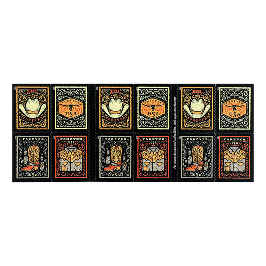 2021 First-Class Forever Stamps – Western Wear